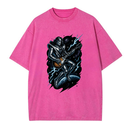 Ace in Zero Gravity - Vintage T-shirt - Dusty Rose(Rose)