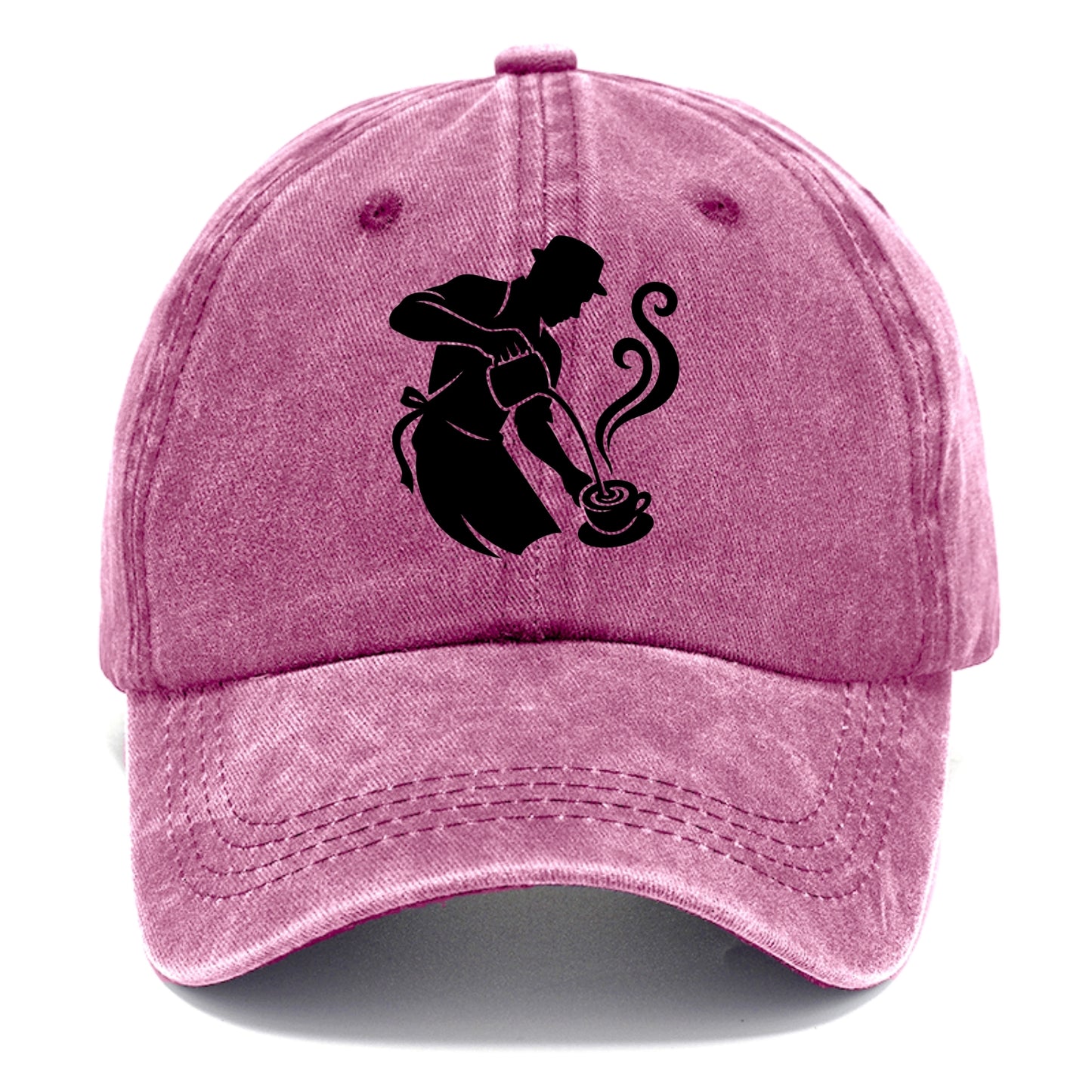 Barista creating latte art - Classic Cap - Dusty Rose(Rose)