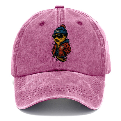 Tulsa Hurricane wearing Tulsa beanie with TU patch - Classic Cap - Dusty Rose(Rose)