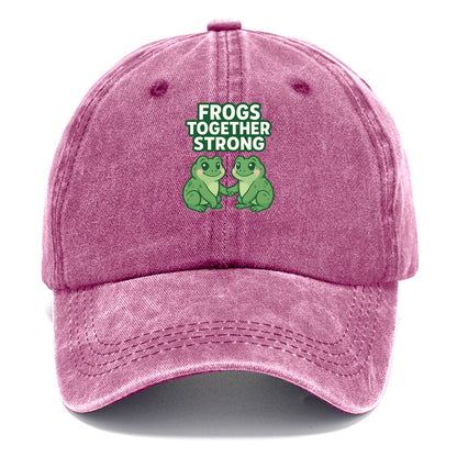 Frogs Together Strong 2 - Classic Cap - Dusty Rose(Rose)