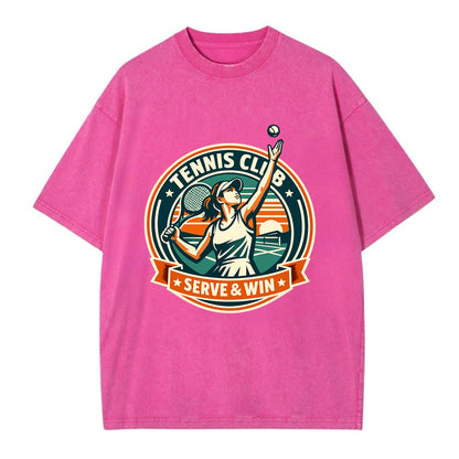 Ace of the Court - Vintage T-shirt - Dusty Rose(Rose)