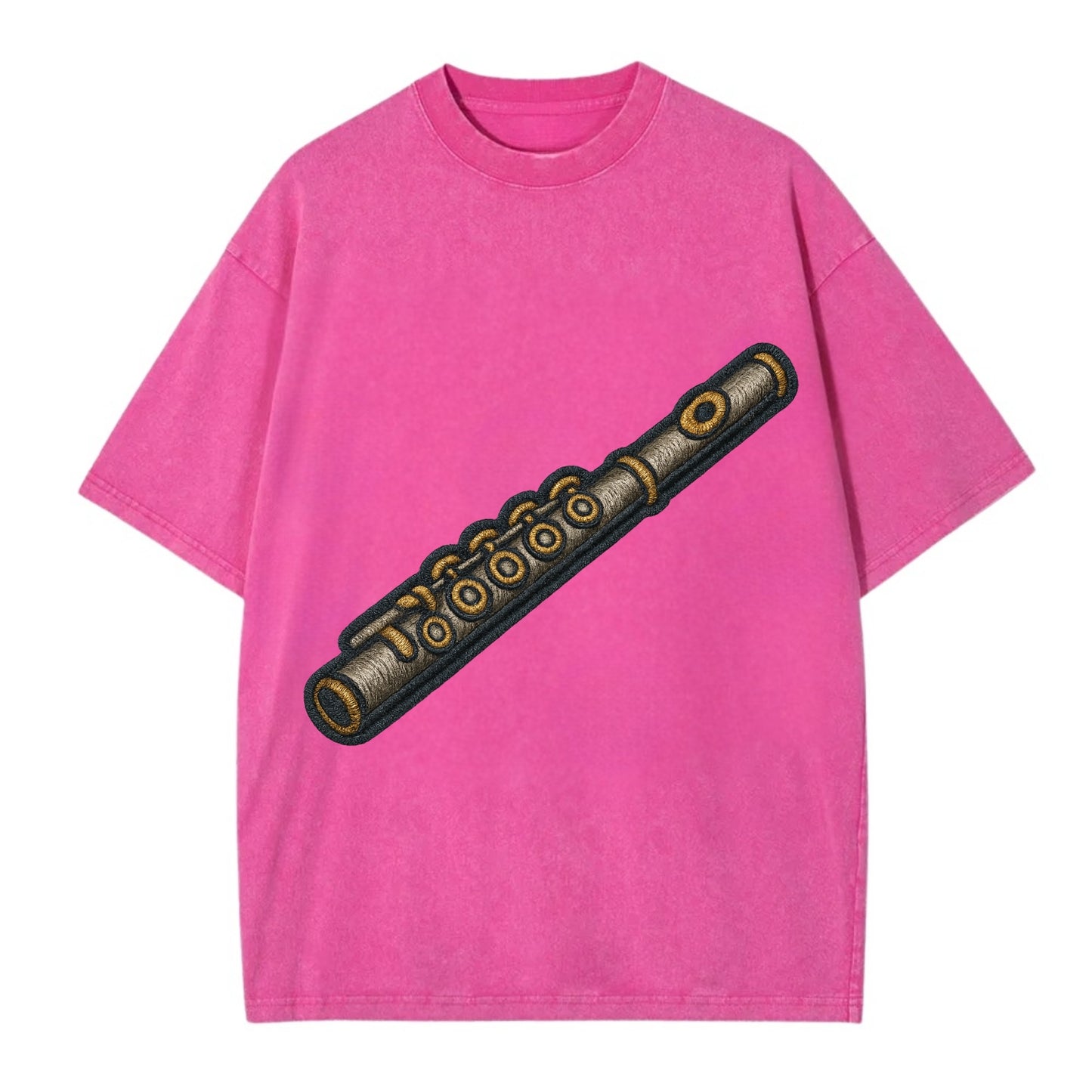 Flute  - Vintage T-shirt - Dusty Rose(Rose)