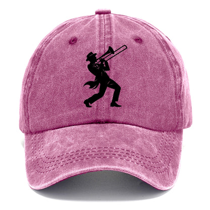 Trombone player jazz improvisation - Classic Cap - Dusty Rose(Rose)