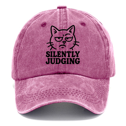 Sassy Side-Eye Cat - Classic Cap - Dusty Rose(Rose)