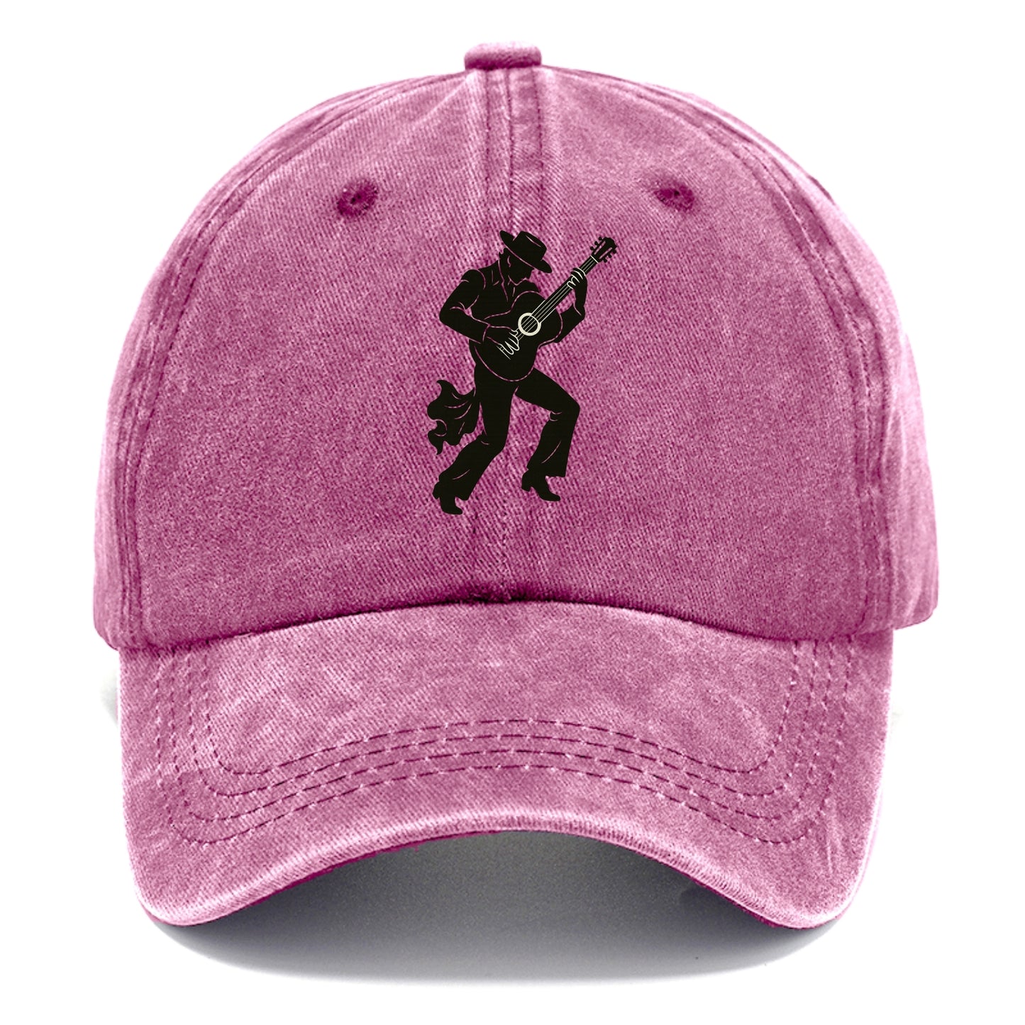 Flamenco guitarist dramatic pose - Classic Cap - Dusty Rose(Rose)