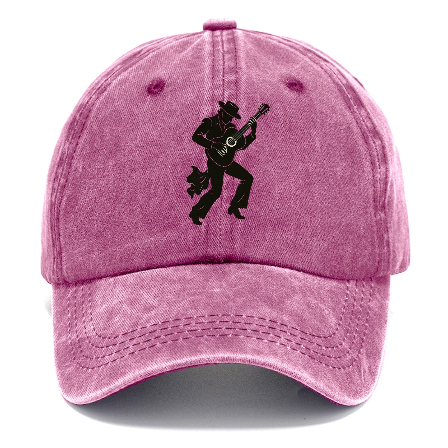 Flamenco guitarist dramatic pose - Classic Cap - Dusty Rose(Rose)
