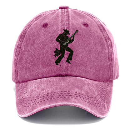 Flamenco guitarist dramatic pose - Classic Cap - Dusty Rose(Rose)