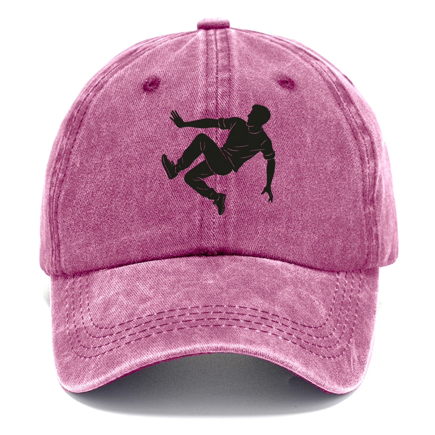 Parkour athlete wall run - Classic Cap - Dusty Rose(Rose)