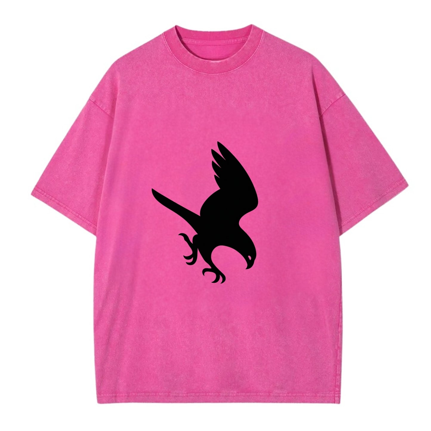 Hawk diving for prey - Vintage T-shirt - Dusty Rose(Rose)