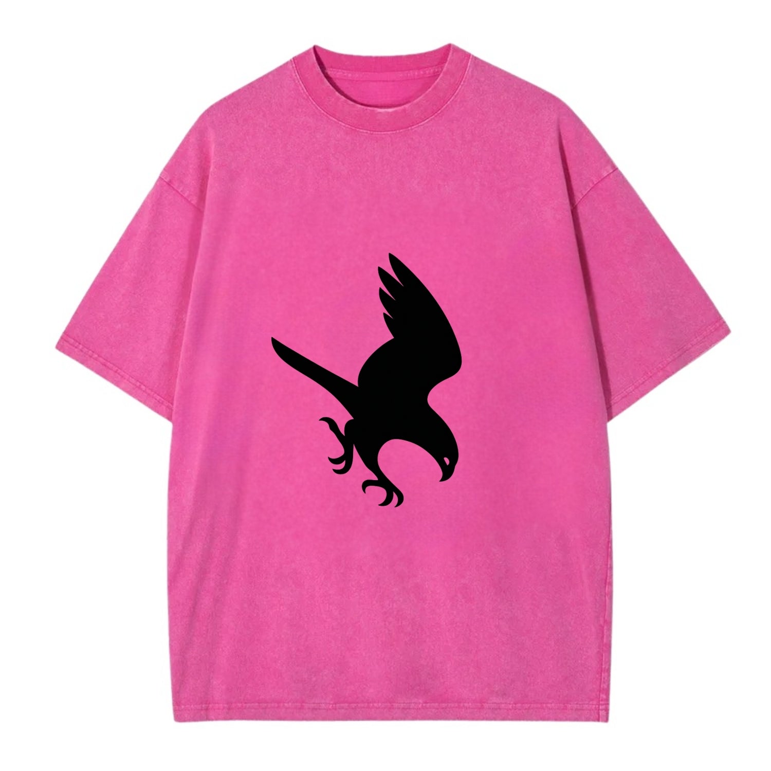 Hawk diving for prey - Vintage T-shirt - Dusty Rose(Rose)