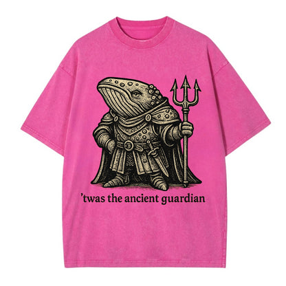 Whale Ancient Guardian  - Vintage T-shirt - Dusty Rose(Rose)