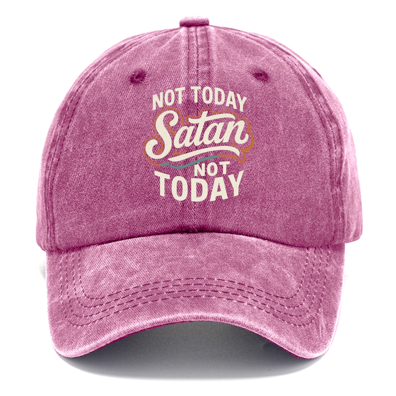 Not Today Satan - Not Today - Classic Cap - Dusty Rose(Rose)