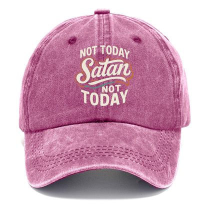 Not Today Satan - Not Today - Classic Cap - Dusty Rose(Rose)