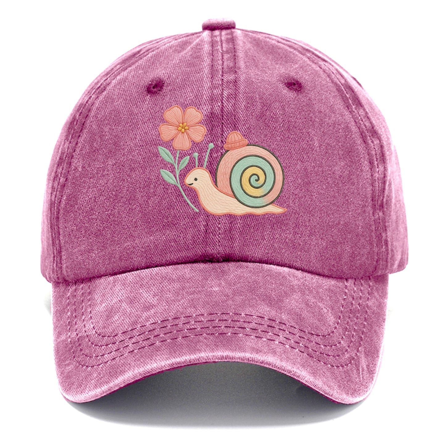 Coral Snail - Classic Cap - Dusty Rose(Rose)
