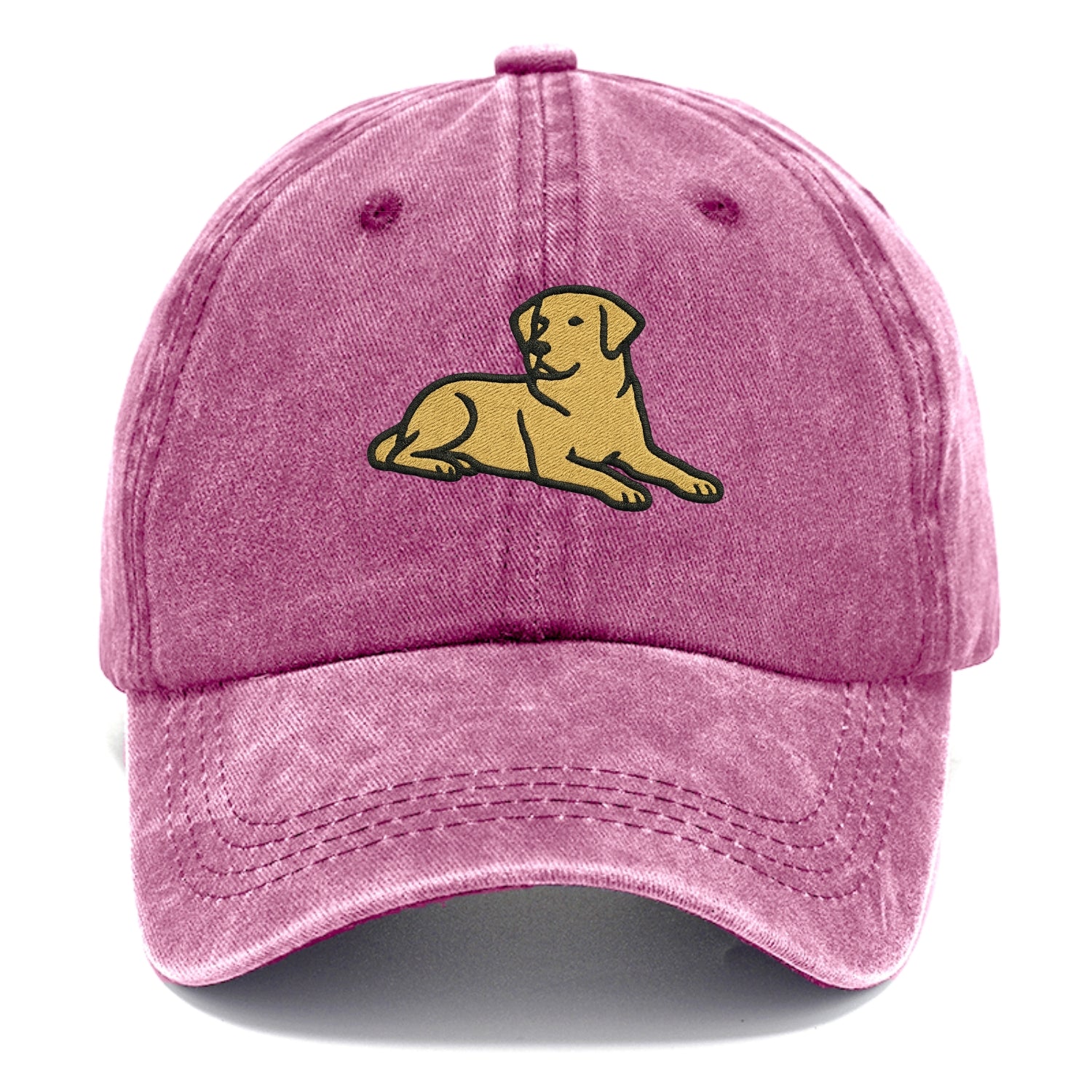 Labrador Retriever - Yellow lab relaxed Classic Cap - Dusty Rose(Rose)