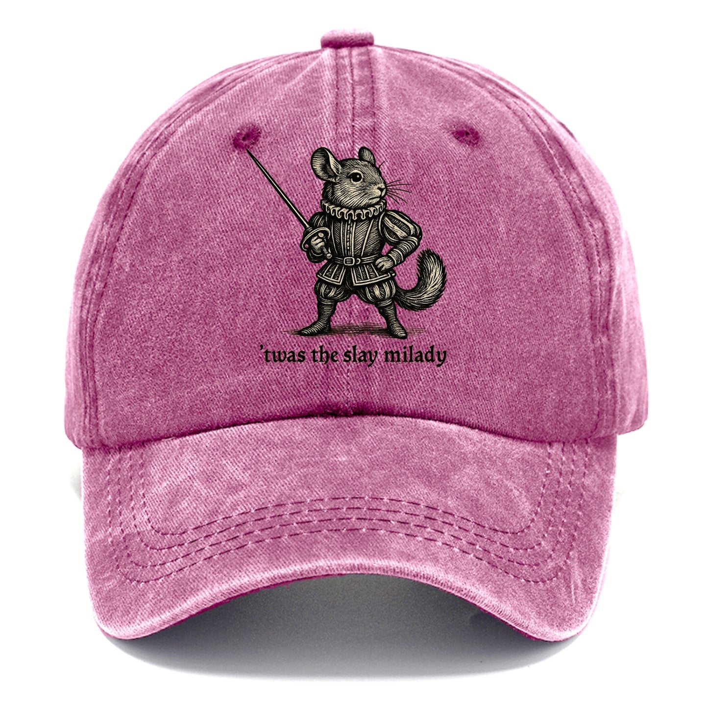 Chinchilla Noble  - Classic Cap - Dusty Rose(Rose)