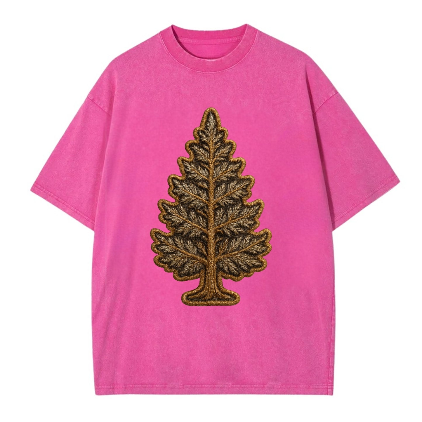 Pine Tree  - Vintage T-shirt - Dusty Rose(Rose)