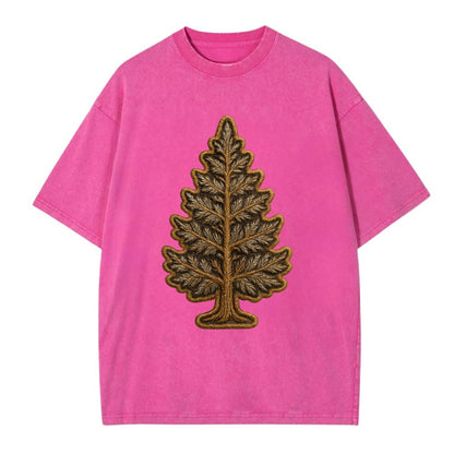 Pine Tree  - Vintage T-shirt - Dusty Rose(Rose)