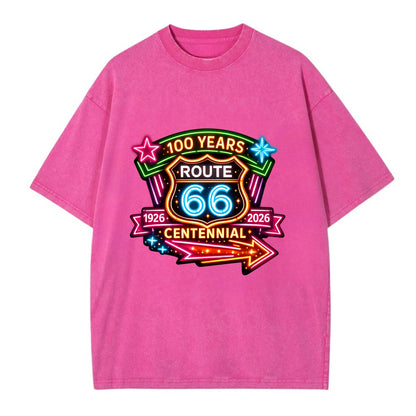 CENTENNIAL BADGE | 100 Years celebration emblem | 1926-2026 dates | Anniversary - Vintage T-shirt - Dusty Rose(Rose)