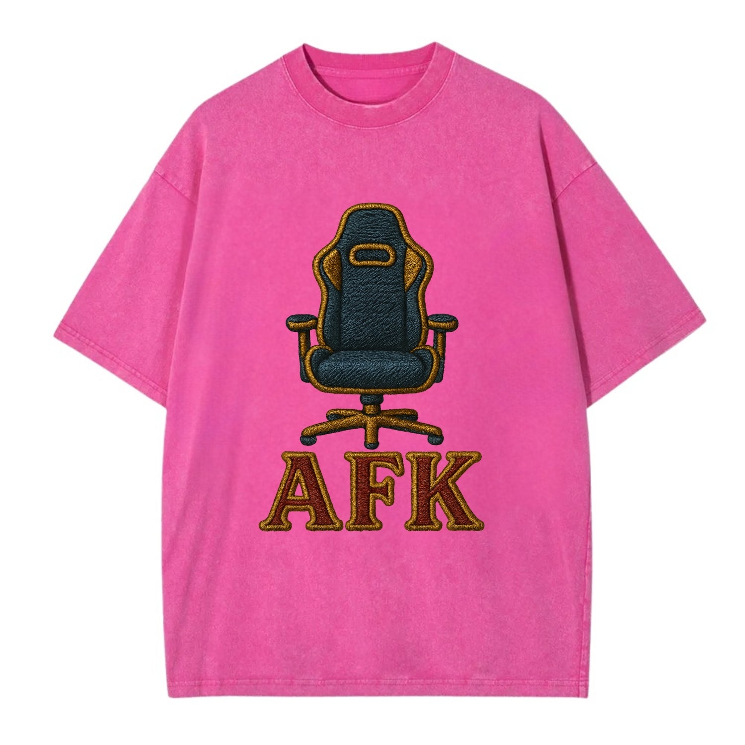 AFK   - Vintage T-shirt - Dusty Rose(Rose)