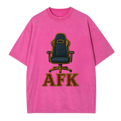 AFK   - Vintage T-shirt - Dusty Rose(Rose)