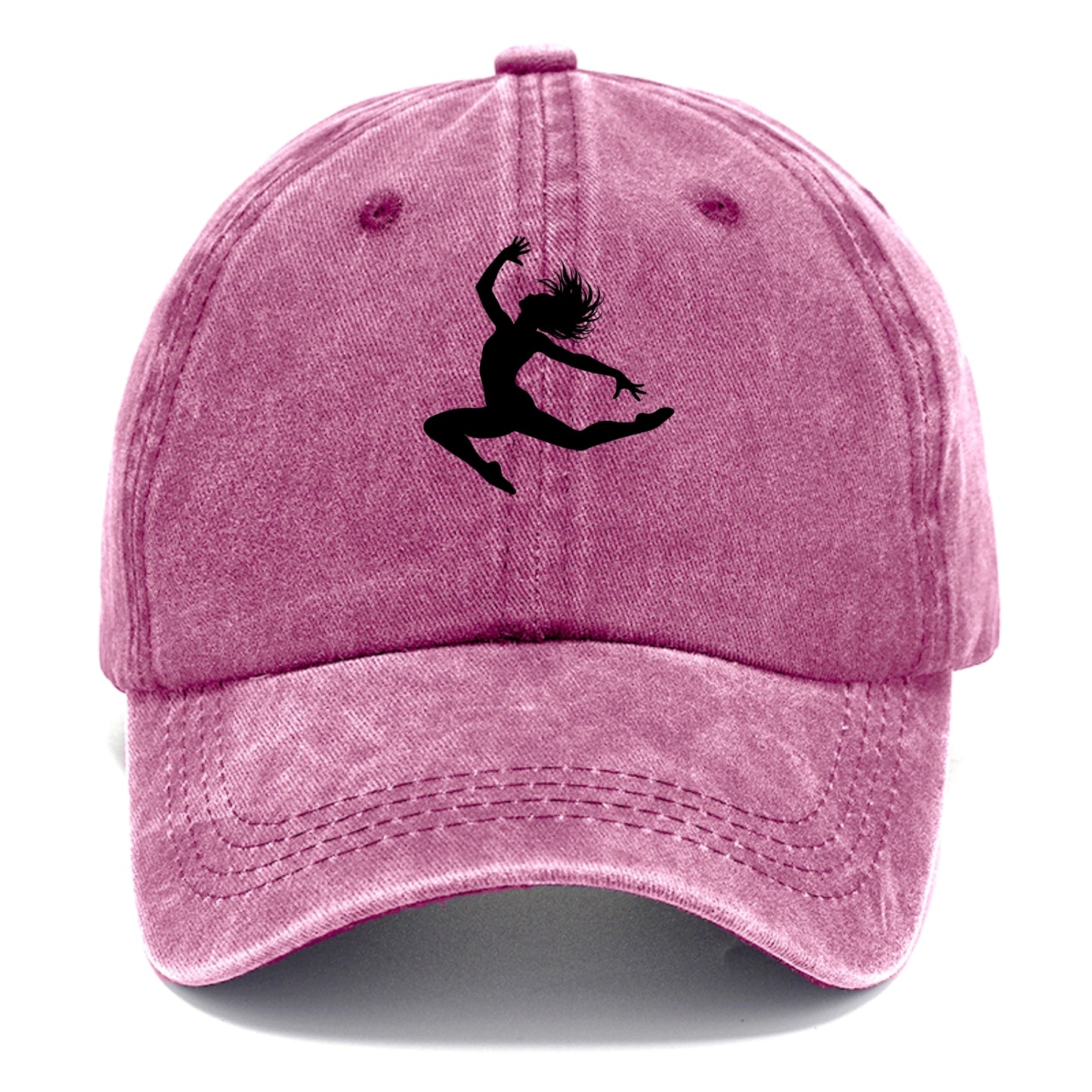 Contemporary dancer leap mid-air - Classic Cap - Dusty Rose(Rose)