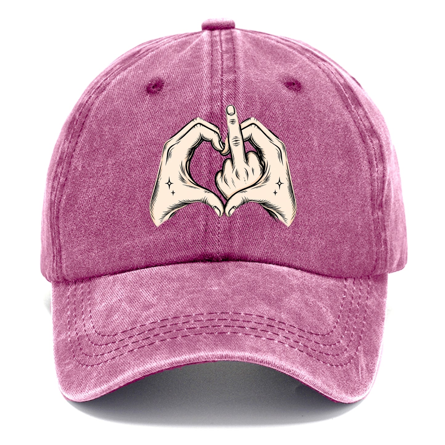 Love You Symbol - Classic Cap - Dusty Rose(Rose)