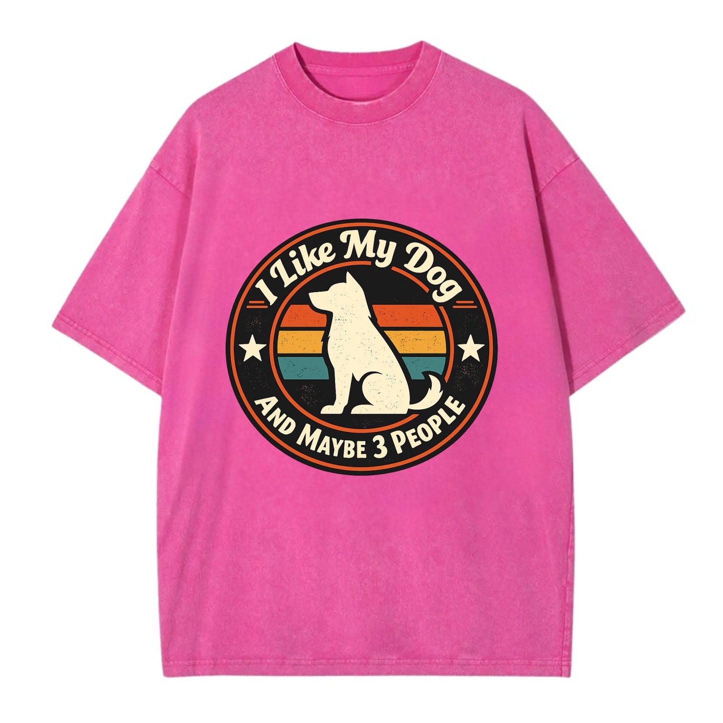 Canine Companion Crew - Vintage T-shirt - Dusty Rose(Rose)