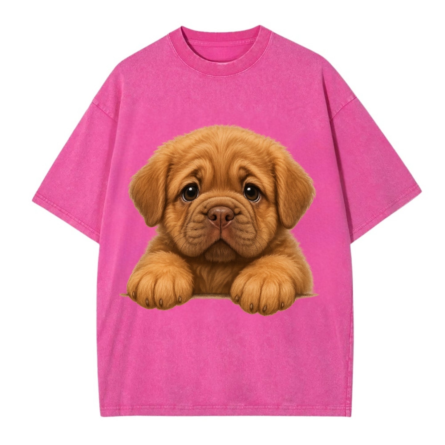 Neapolitan Mastiff  - Vintage T-shirt - Dusty Rose(Rose)