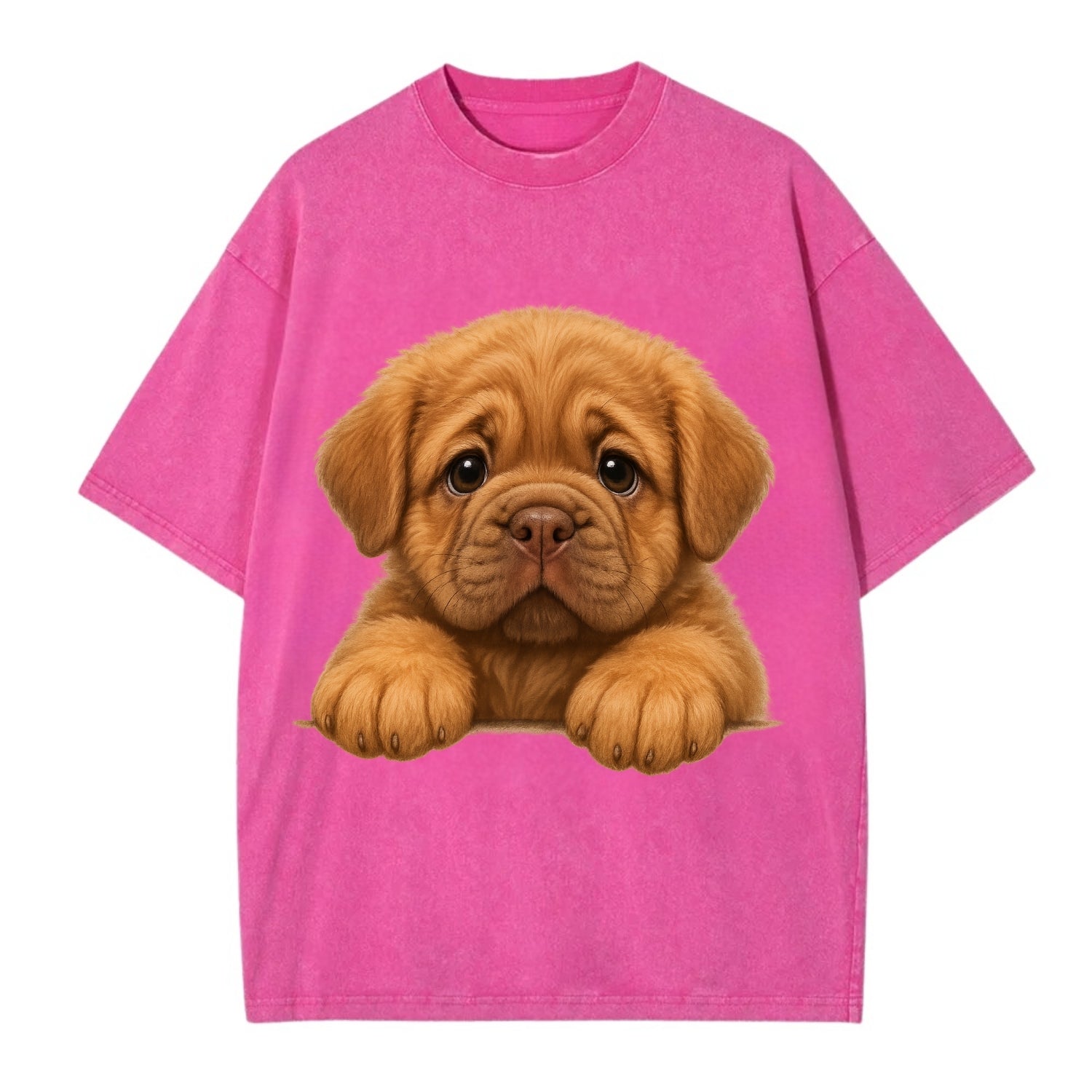 Neapolitan Mastiff  - Vintage T-shirt - Dusty Rose(Rose)