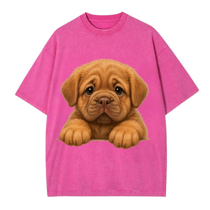 Neapolitan Mastiff  - Vintage T-shirt - Dusty Rose(Rose)