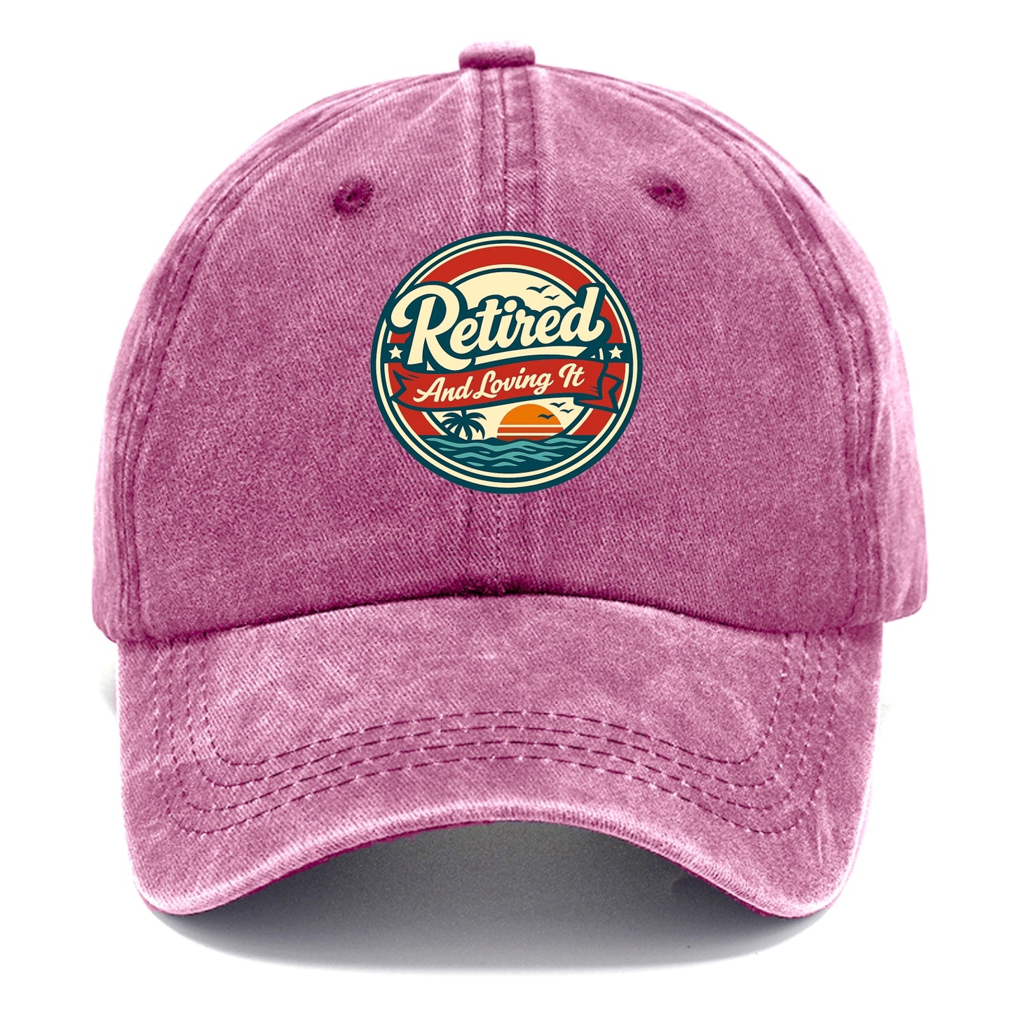 Carefree Retirement Emblem - Classic Cap - Dusty Rose(Rose)