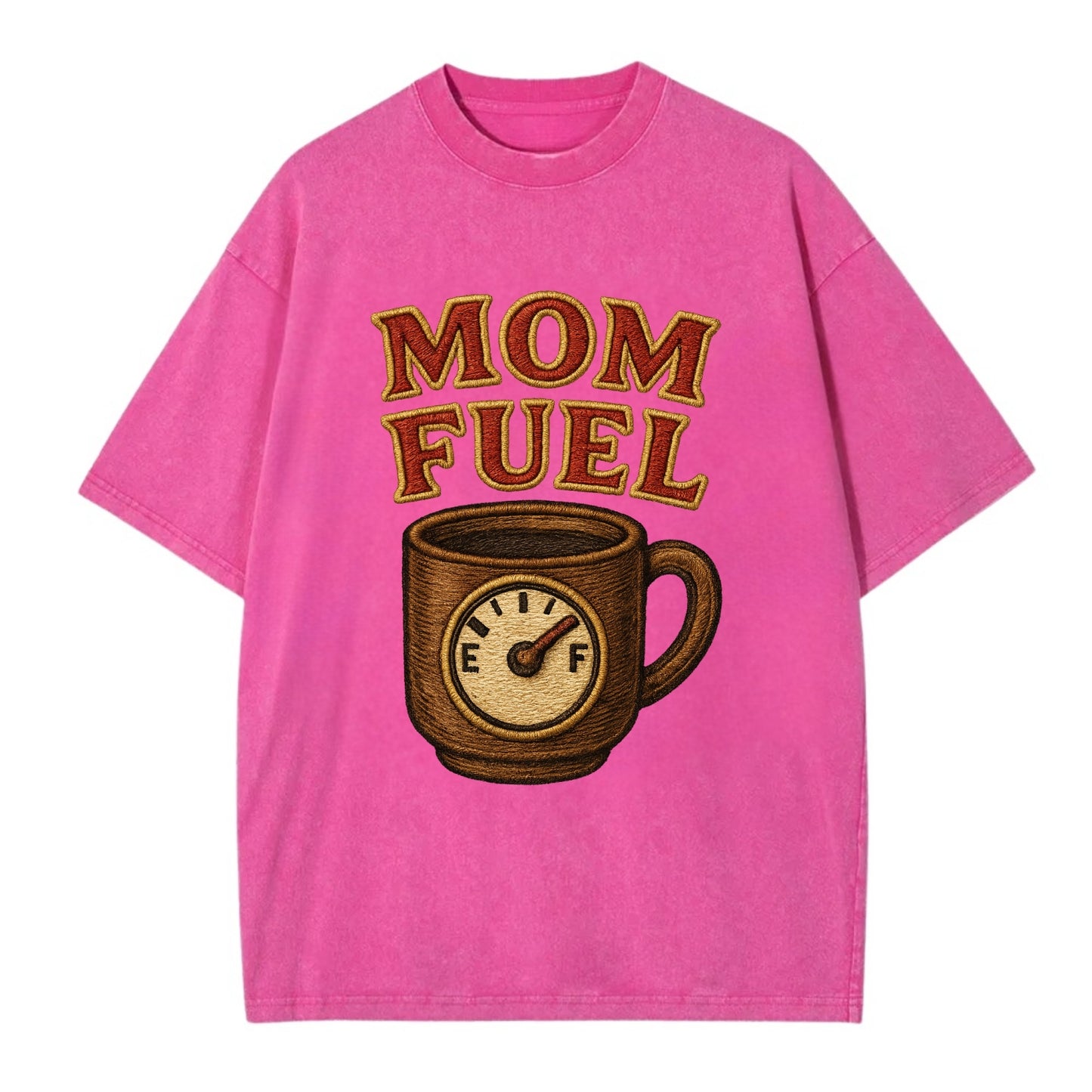 Mom Fuel  - Vintage T-shirt - Dusty Rose(Rose)