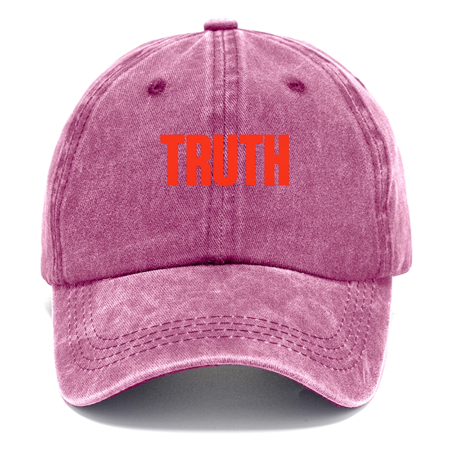 Bold typography design - "TRUTH" - honesty, reality - Classic Cap - Dusty Rose(Rose)