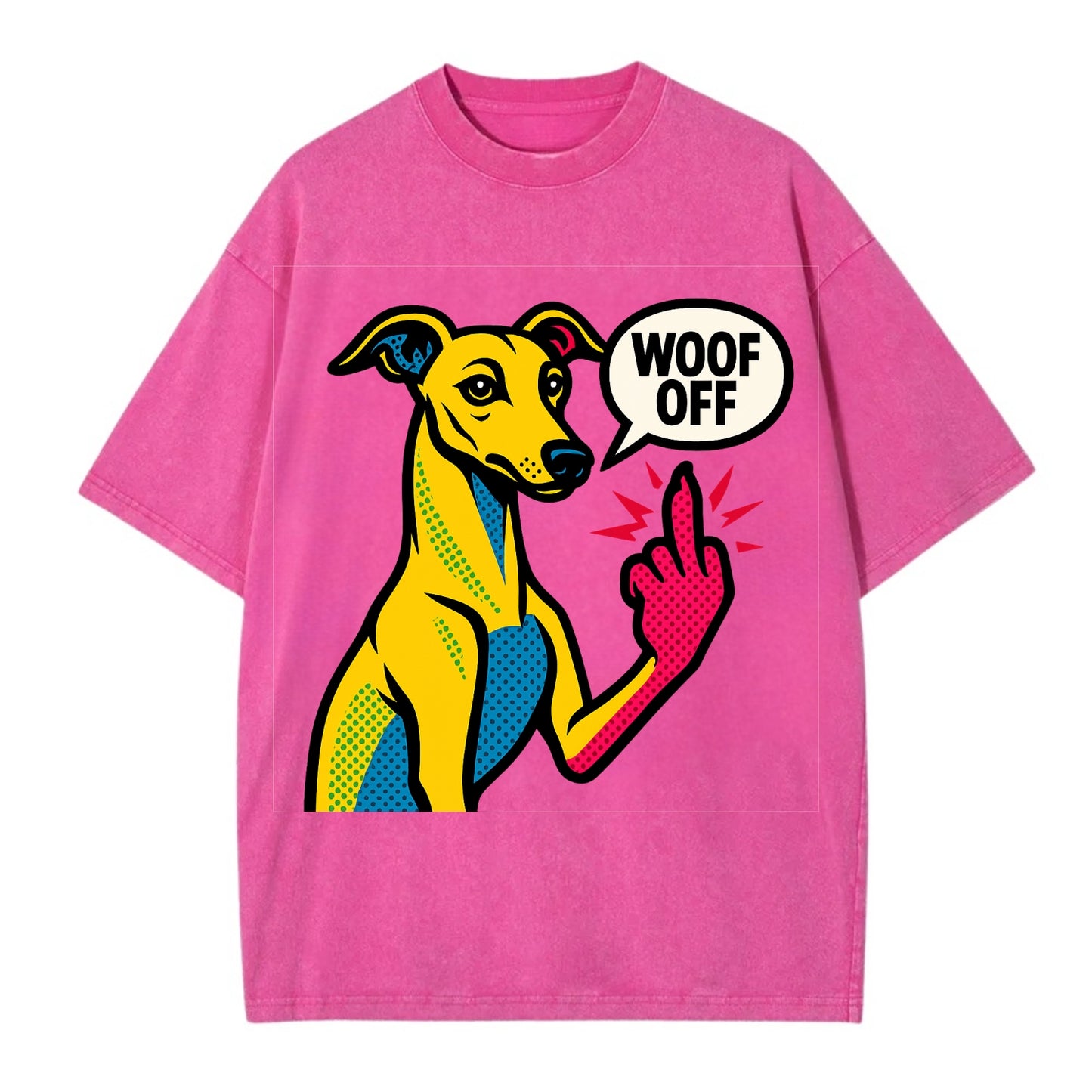 Whippet sleek athletic greyhound-like, elegant long paw giving sass - Vintage T-shirt - Dusty Rose(Rose)