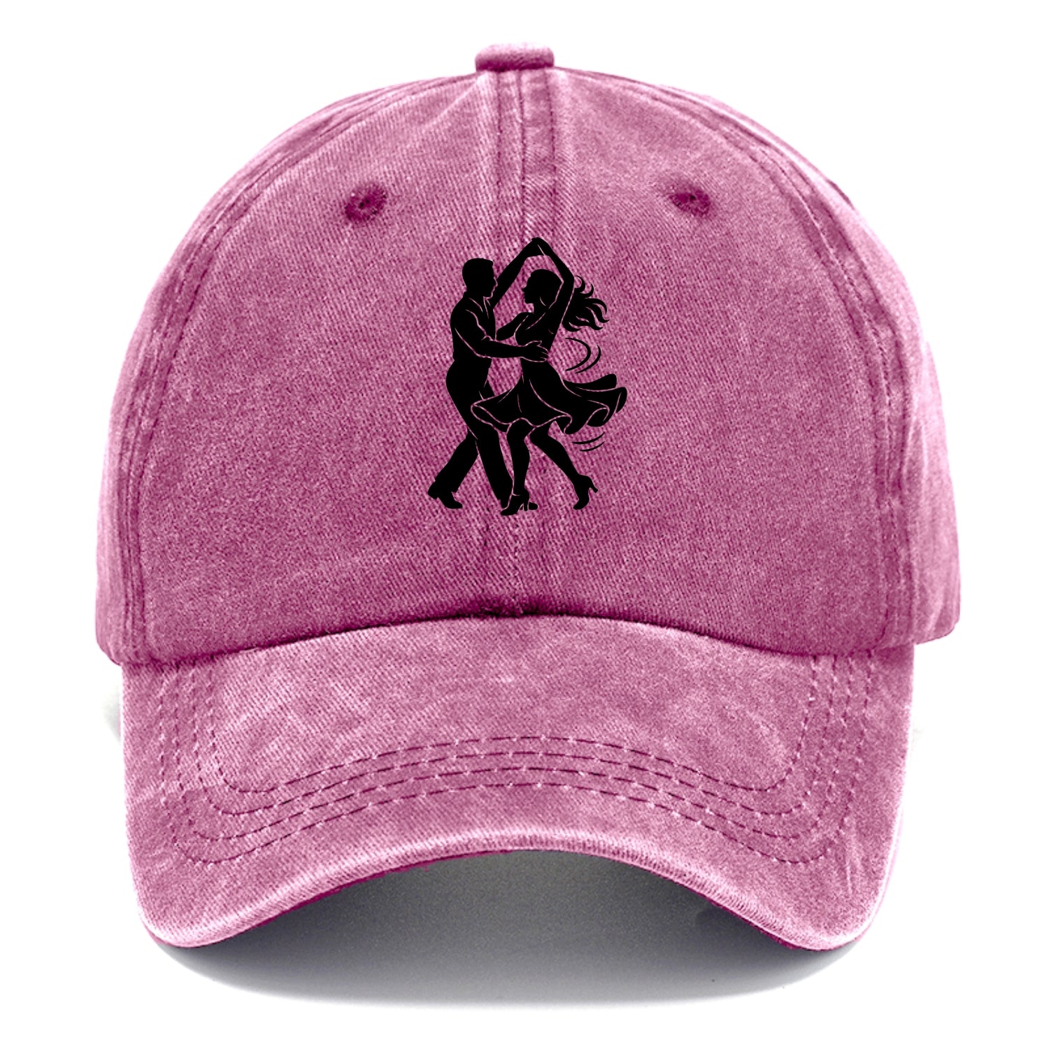 Salsa dancers spinning turn - Classic Cap - Dusty Rose(Rose)