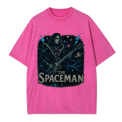 Spaceman Constellation - Vintage T-shirt - Dusty Rose(Rose)