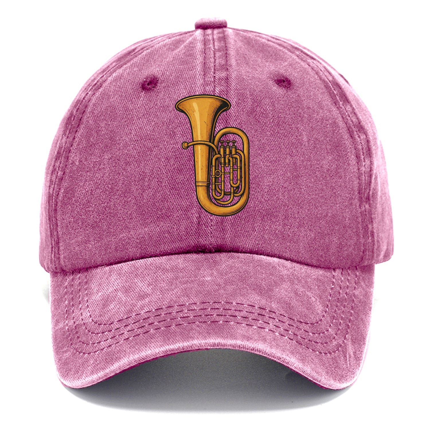 Tuba with large brass bell - Classic Cap - Dusty Rose(Rose)
