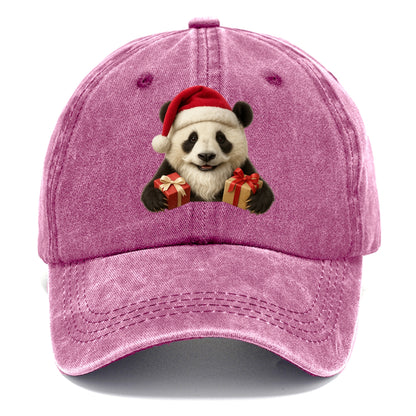 Santa Panda  - Classic Cap - Dusty Rose(Rose)
