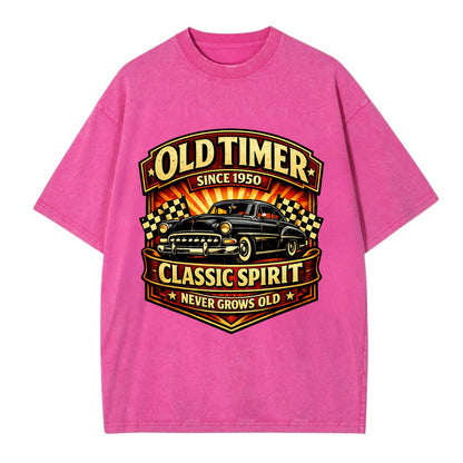 Old Timer Classic Spirit - Vintage T-shirt - Dusty Rose(Rose)