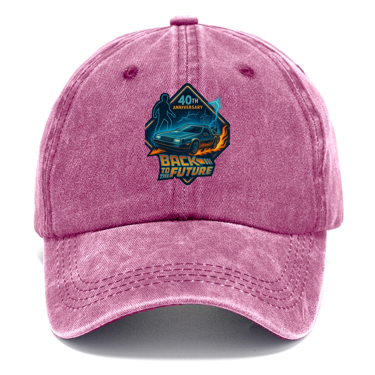 Back To The Future 40th Anniversary 2 - Classic Cap - Dusty Rose(Rose)