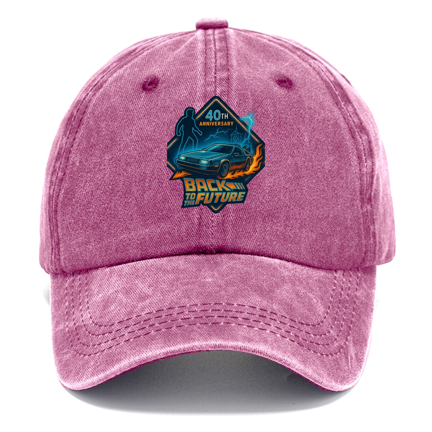 Back To The Future 40th Anniversary 2 - Classic Cap - Dusty Rose(Rose)