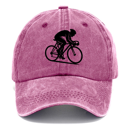 Sprint cyclist racing stance - Classic Cap - Dusty Rose(Rose)