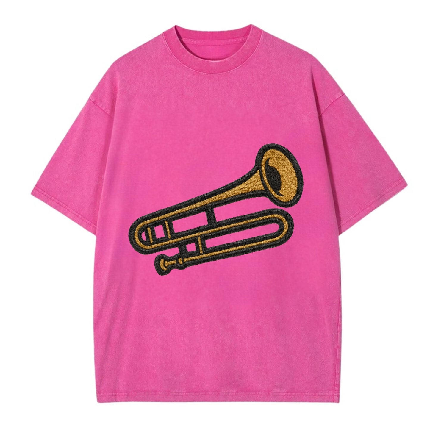 Trombone  - Vintage T-shirt - Dusty Rose(Rose)