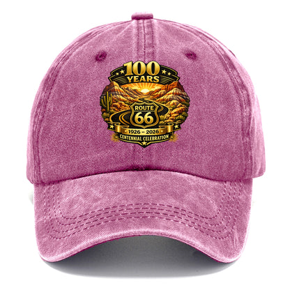 PAINTED DESERT | Colorful desert landscape | Route 66 winding through | Natural - Classic Cap - Dusty Rose(Rose)