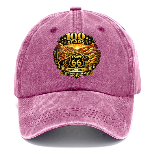 PAINTED DESERT | Colorful desert landscape | Route 66 winding through | Natural - Classic Cap - Dusty Rose(Rose)
