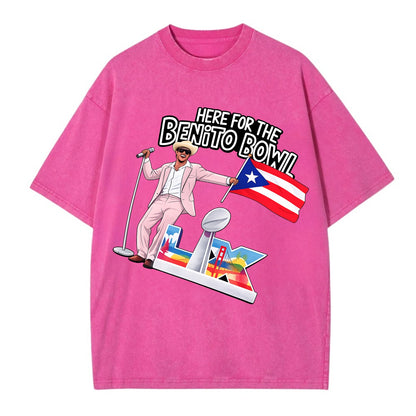 Here For The Bento Bowl - Vintage T-shirt - Dusty Rose(Rose)