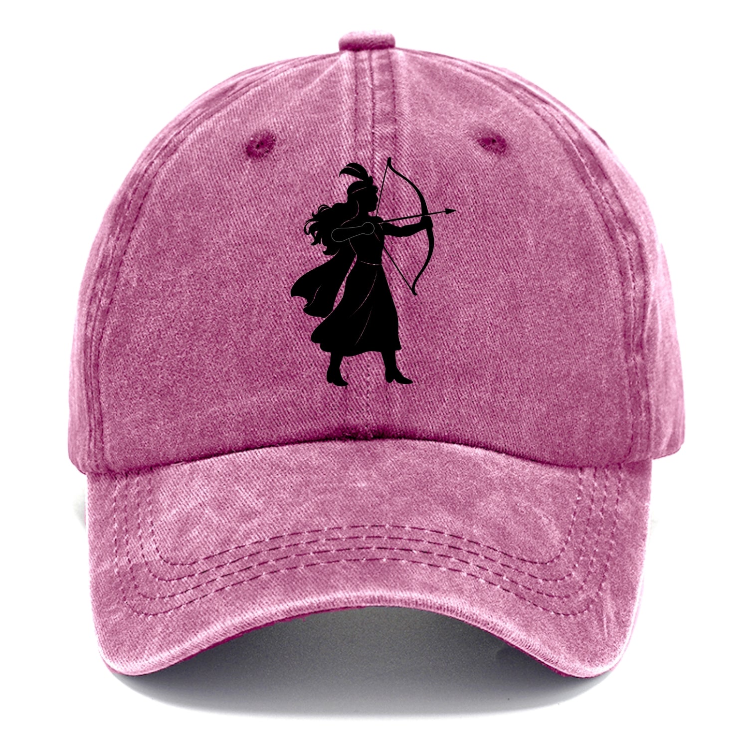 Warrior princess with bow and arrow - Classic Cap - Dusty Rose(Rose)