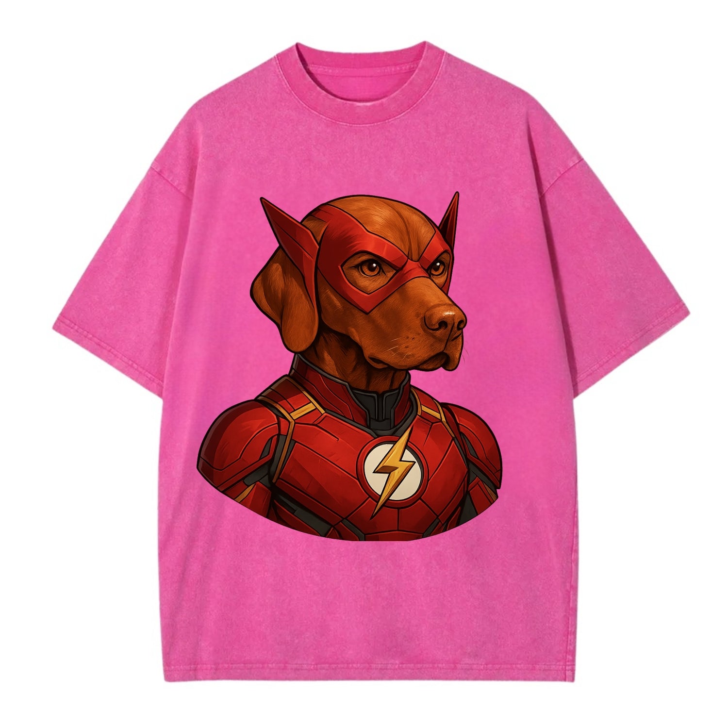 Vizsla Speed Hero  - Vintage T-shirt - Dusty Rose(Rose)