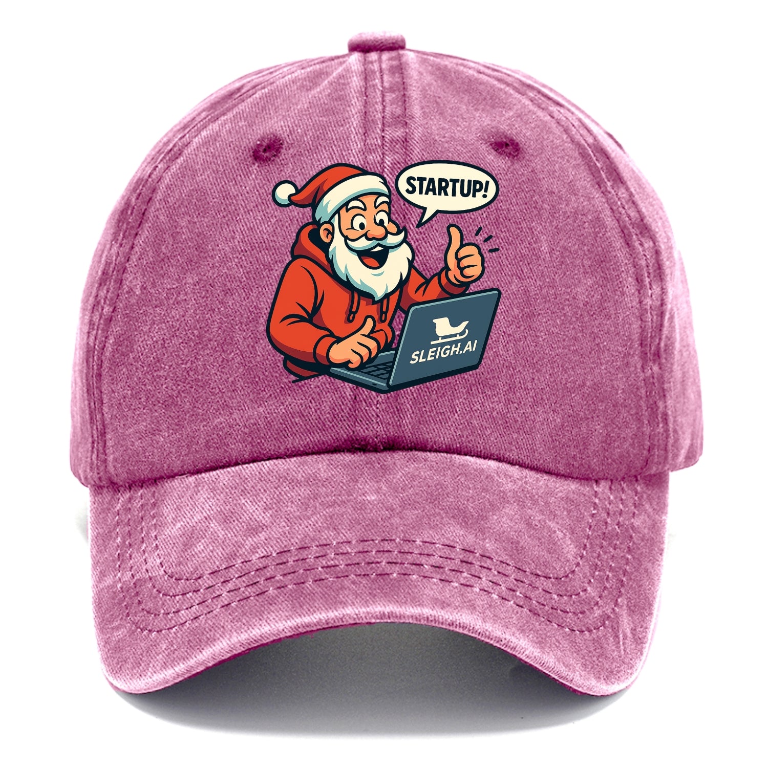 Santa Tech Startup CEO - Classic Cap - Dusty Rose(Rose)